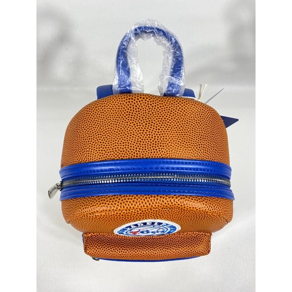 ✅️Loungefly NBA Philadelphia 76ers Basketball Textured Mini Backpack main image 9